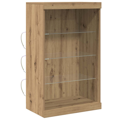 Madia LED Rovere artigianale 60,5 x 37 x 100 cm