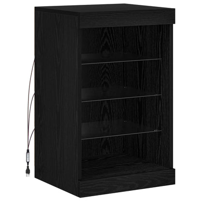 Madia LED Rovere Nero 41 x 37 x 67 cm Legno multistrato