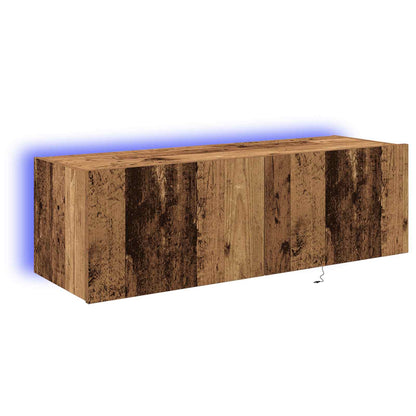 Mobile TV da parete 2 pcs Legno vecchio 100 x 35 x 31 cm