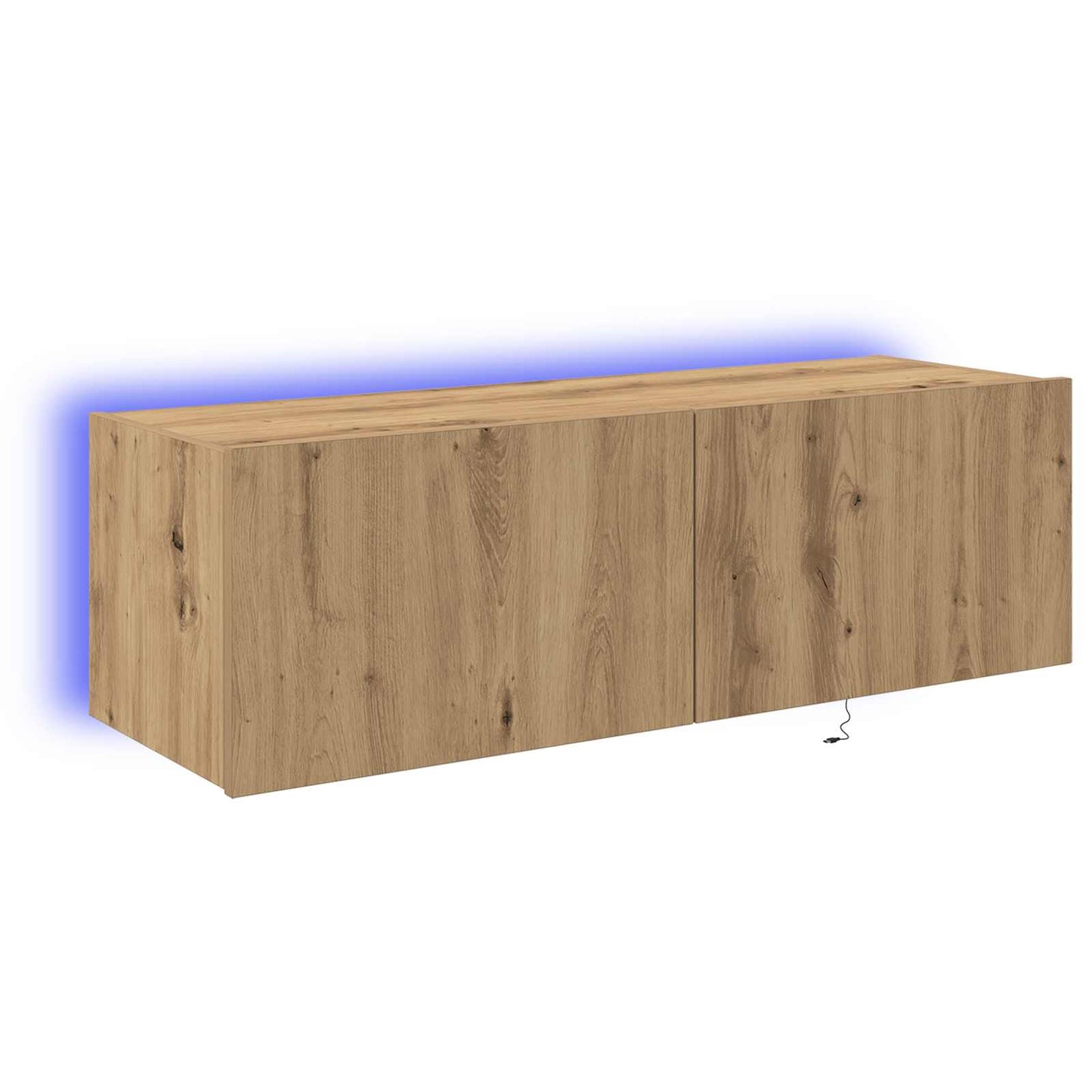 Mobile TV da parete Rovere artigianale 100 x 35 x 31 cm