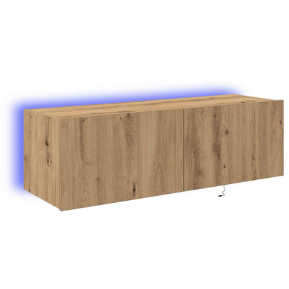 Mobile TV da parete Rovere artigianale 100 x 35 x 31 cm