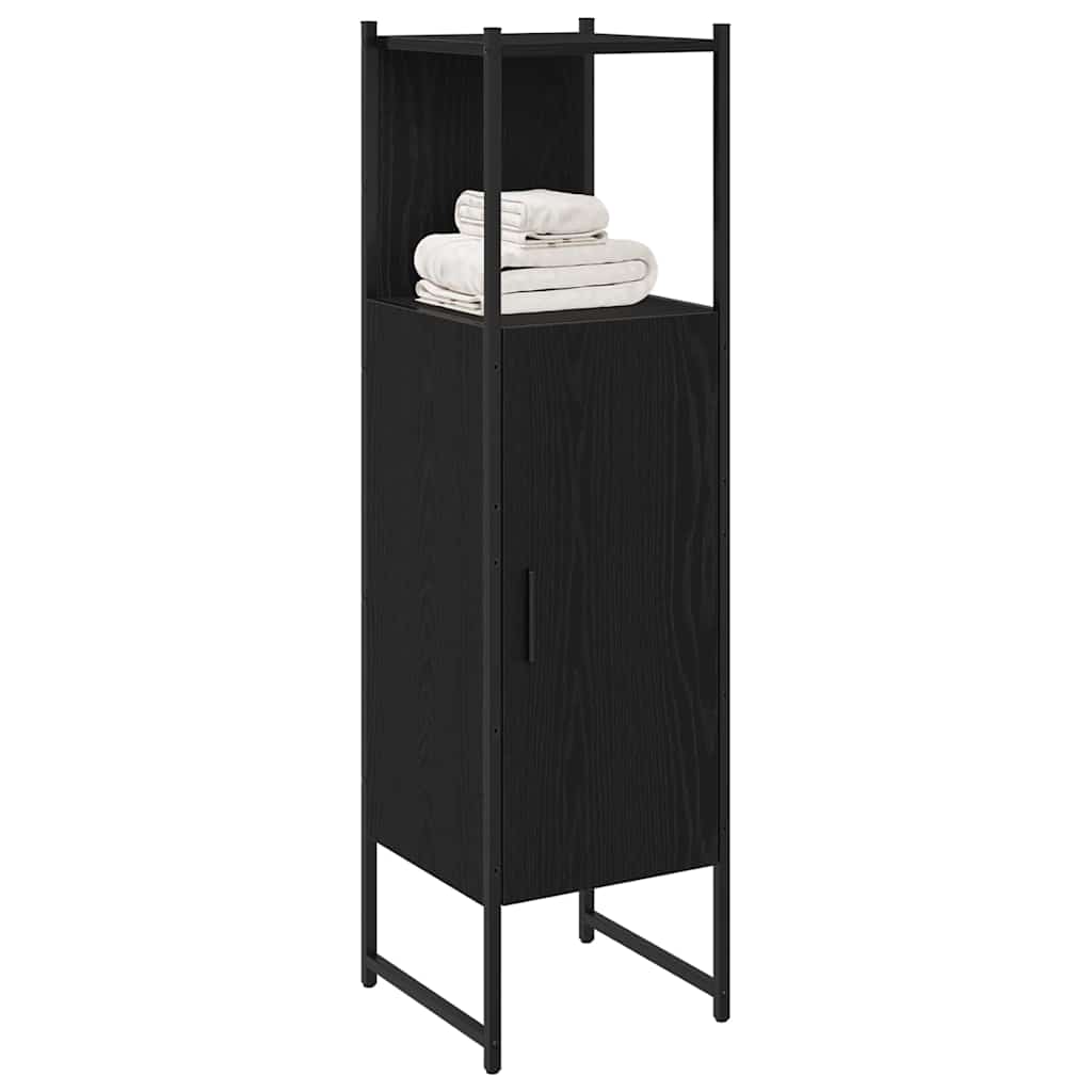 Set di mobili per il bagno Rovere Nero 33 x 33 x 120,5 cm