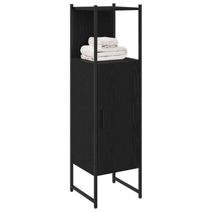 Set di mobili per il bagno Rovere Nero 33 x 33 x 120,5 cm