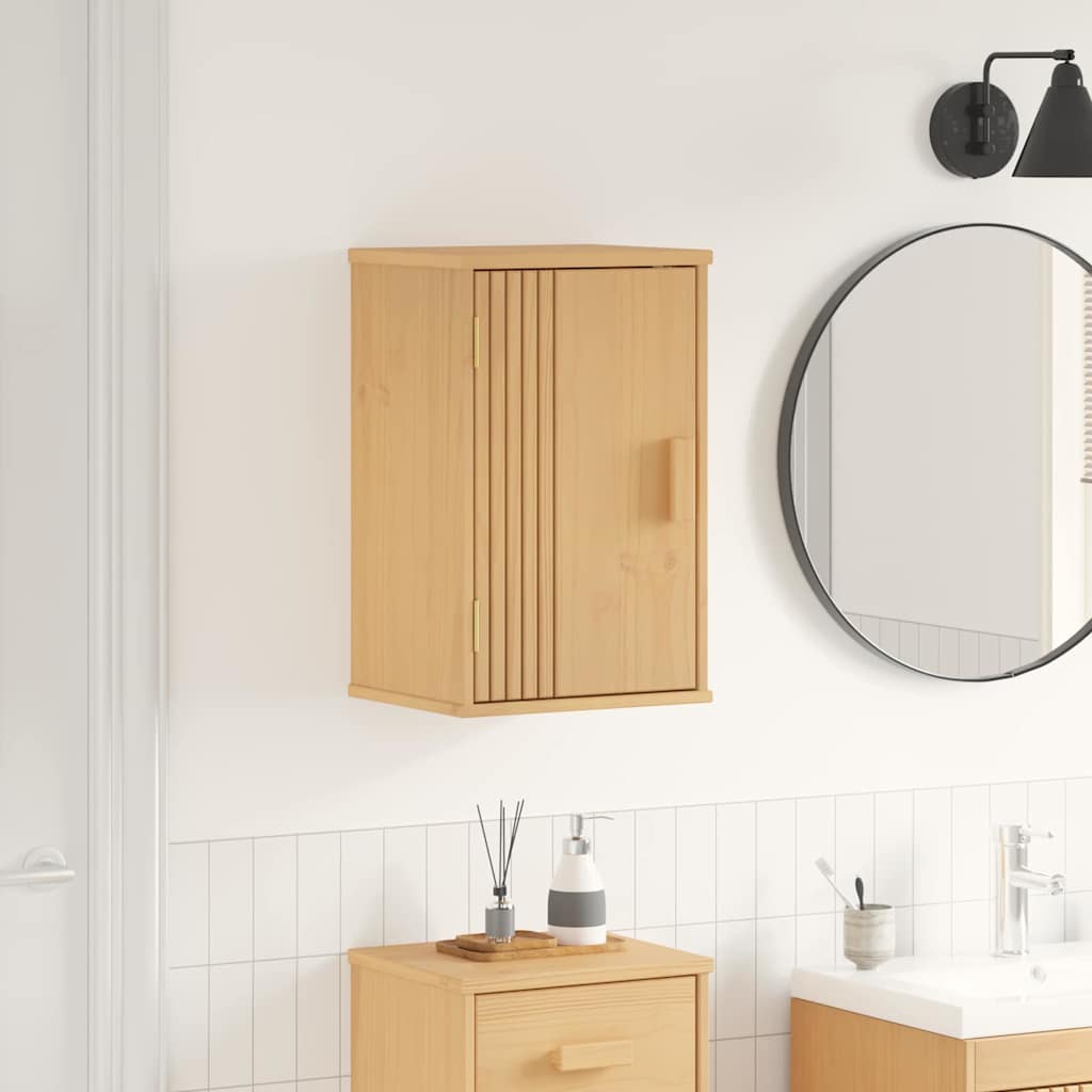 Mobile da Bagno con lo scaffale Olden Marrone 35 x 30 x 55 cm