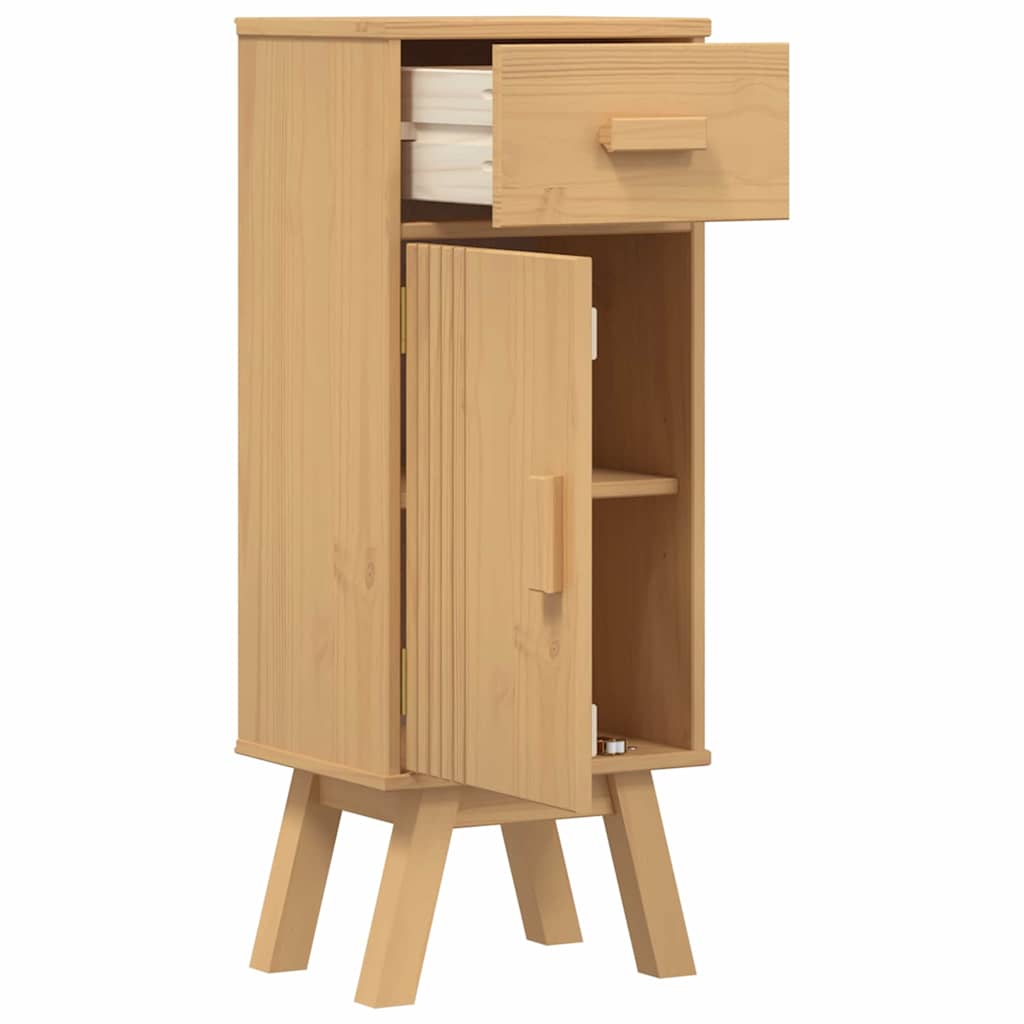 Mobile da Bagno con cassetto Olden Marrone 35 x 30 x 90 cm