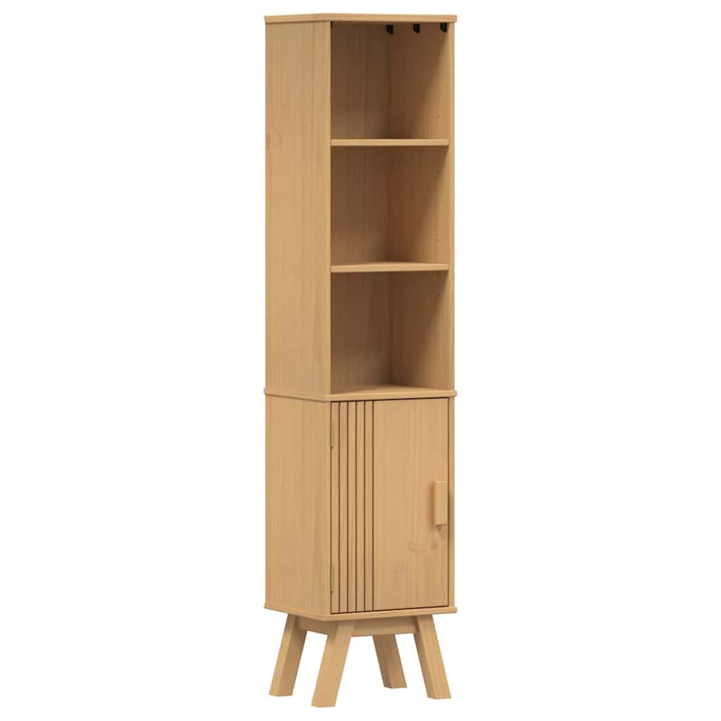 Mobile da Bagno con lo scaffale Olden Marrone 35 x 30 x 159 cm