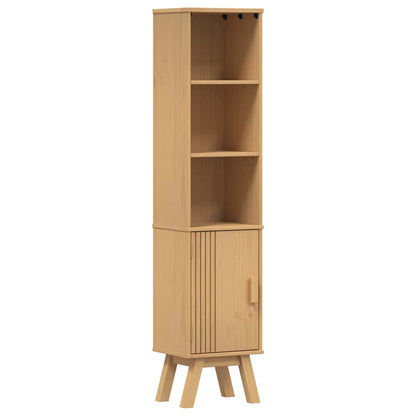 Mobile da Bagno con lo scaffale Olden Marrone 35 x 30 x 159 cm