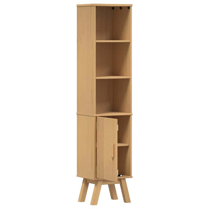Mobile da Bagno con lo scaffale Olden Marrone 35 x 30 x 159 cm