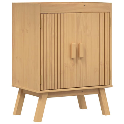 Base Cabinet con lo scaffale Olden Marrone 60 x 40 x 80 cm