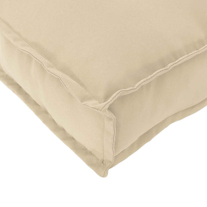Cuscino Beige 50 x 40 x 12 cm Tessuto Oxford