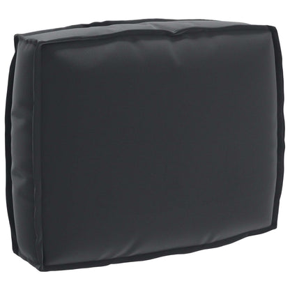 Cuscino Nero 50 x 40 x 12 cm Tessuto Oxford