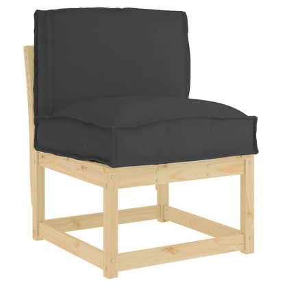 Cuscino Nero 50 x 40 x 12 cm Tessuto Oxford