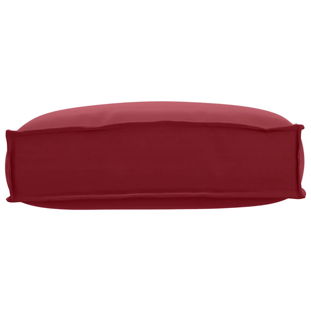Cuscino Rosso Vino 50 x 40 x 12 cm Tessuto Oxford
