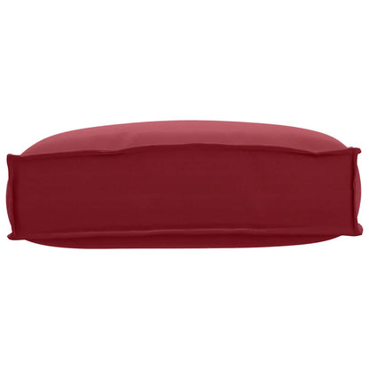 Cuscino Rosso Vino 50 x 40 x 12 cm Tessuto Oxford