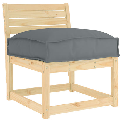 Cuscino Antracite 50 x 50 x 12 cm Tessuto Oxford