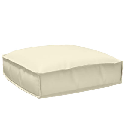 Cuscino Crema 50 x 50 x 12 cm Tessuto Oxford
