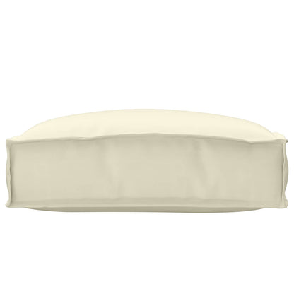Cuscino Crema 50 x 50 x 12 cm Tessuto Oxford