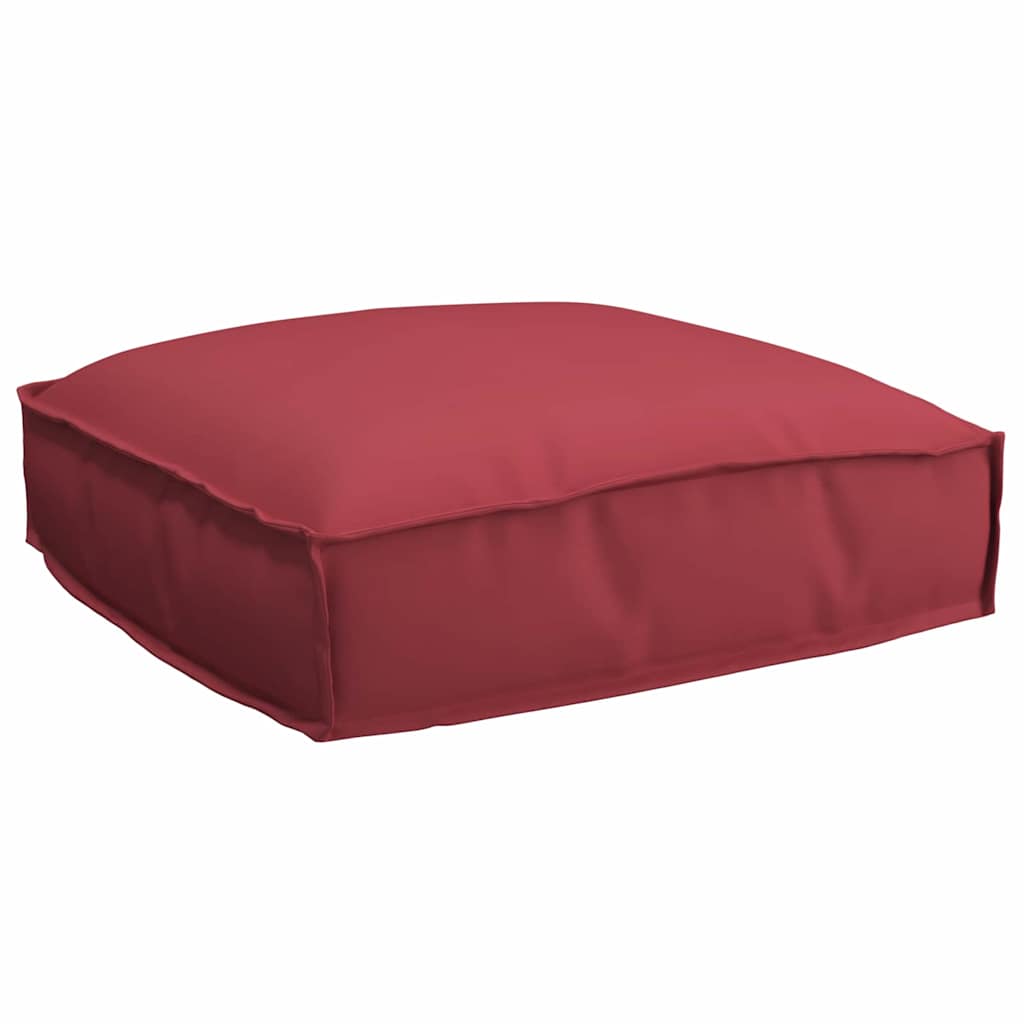 Cuscino Rosso Vino 50 x 50 x 12 cm Tessuto Oxford