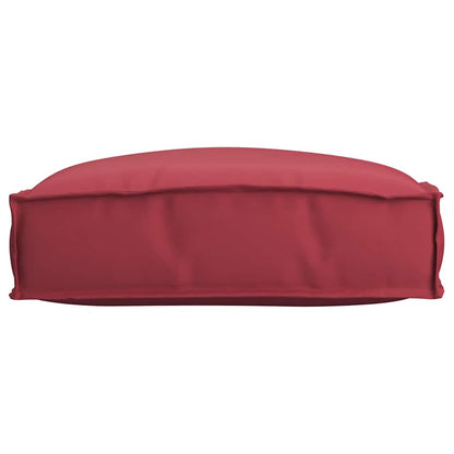 Cuscino Rosso Vino 50 x 50 x 12 cm Tessuto Oxford