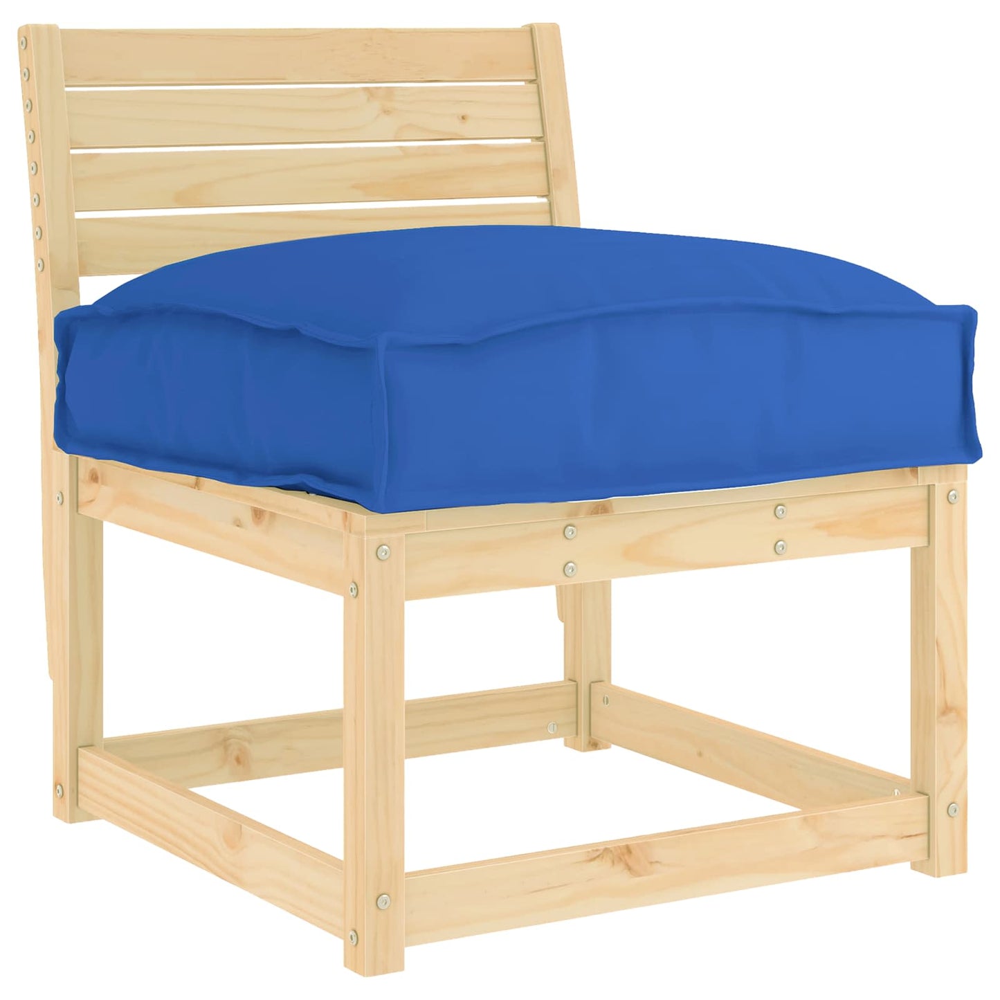 Cuscino Blu Reale 50 x 50 x 12 cm Tessuto Oxford