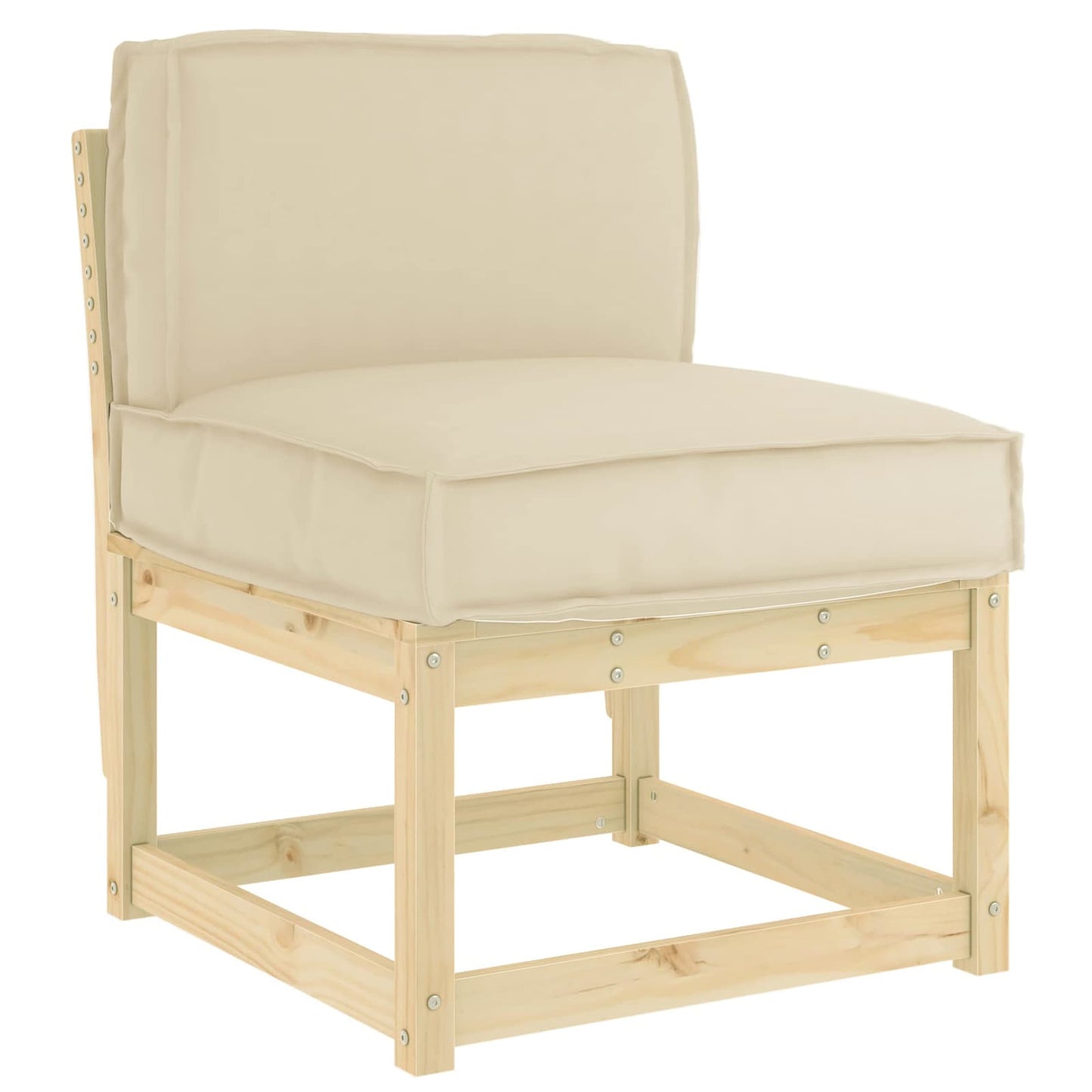 Cuscino Beige 60 x 40 x 12 cm Tessuto Oxford