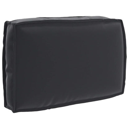 Cuscino Nero 60 x 40 x 12 cm Tessuto Oxford
