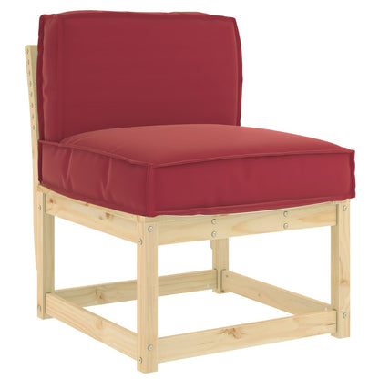 Cuscino Rosso Vino 60 x 40 x 12 cm Tessuto Oxford