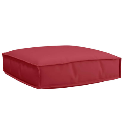 Cuscino Rosso Vino 60 x 60 x 12 cm Tessuto Oxford