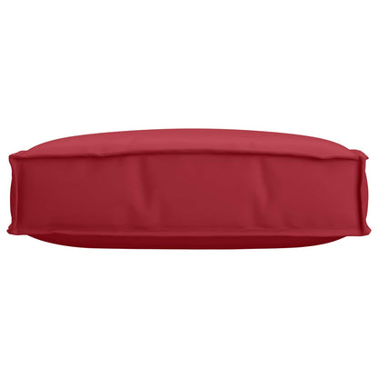 Cuscino Rosso Vino 60 x 60 x 12 cm Tessuto Oxford