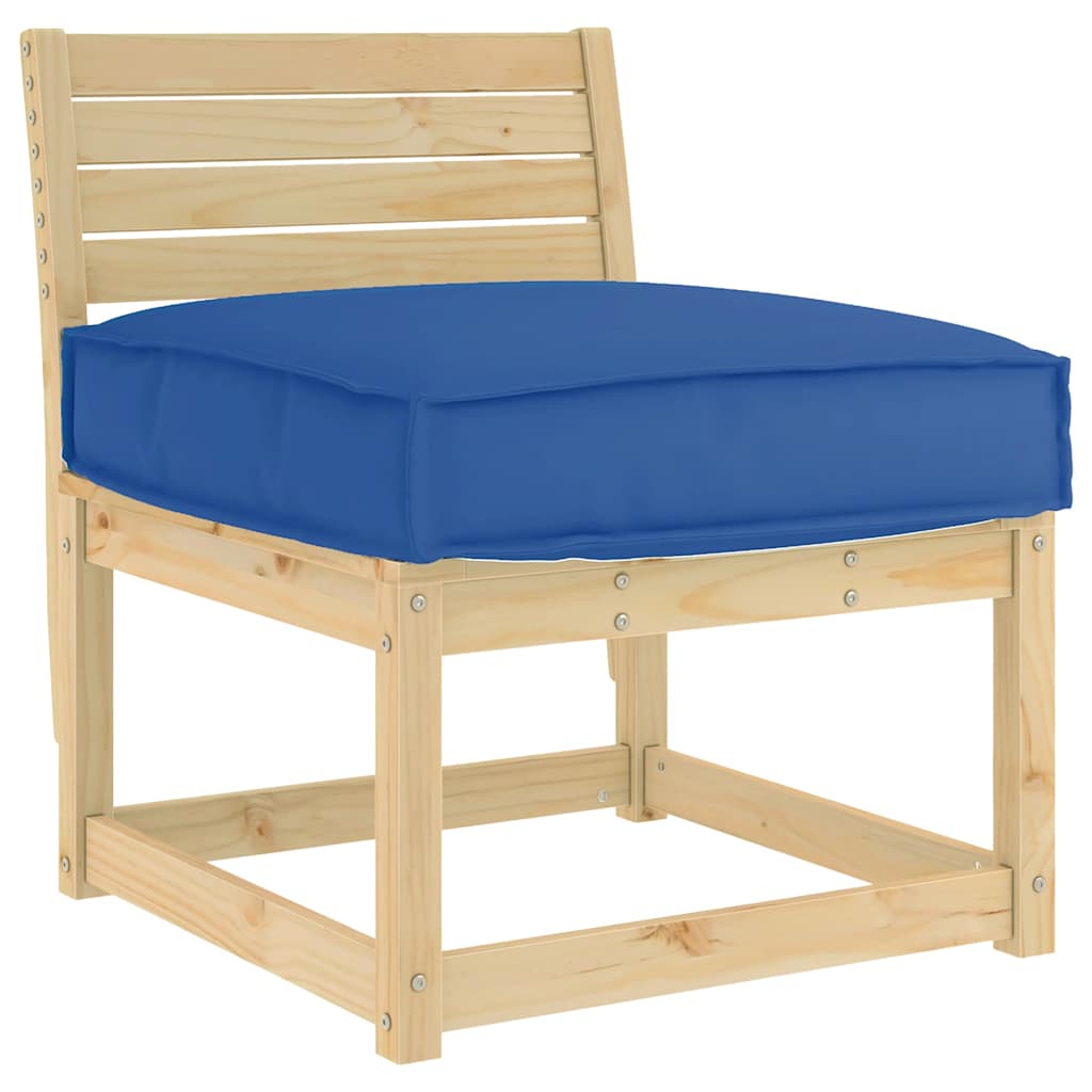 Cuscino Blu Reale 60 x 60 x 12 cm Tessuto Oxford