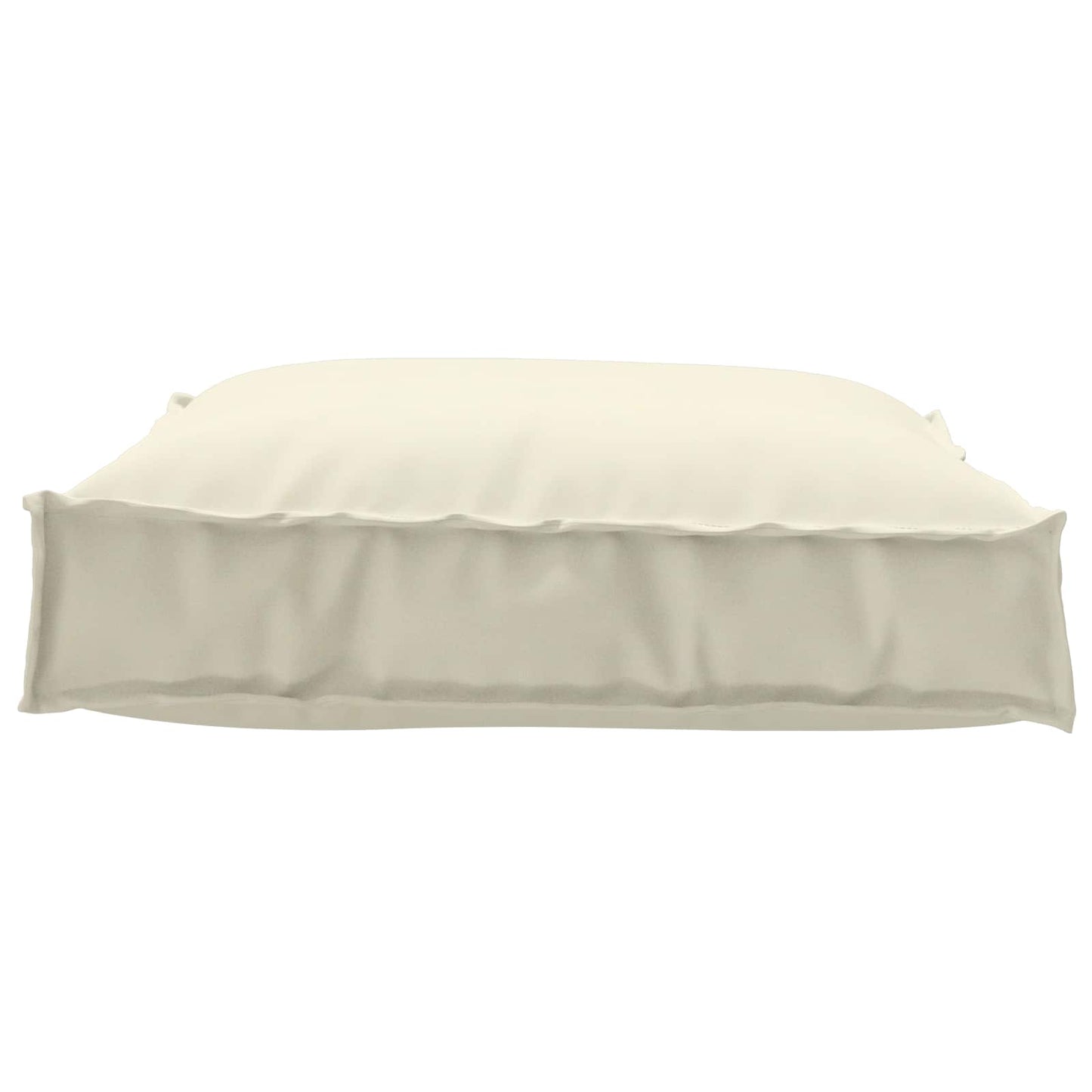 Cuscino Crema 70 x 70 x 12 cm Tessuto Oxford