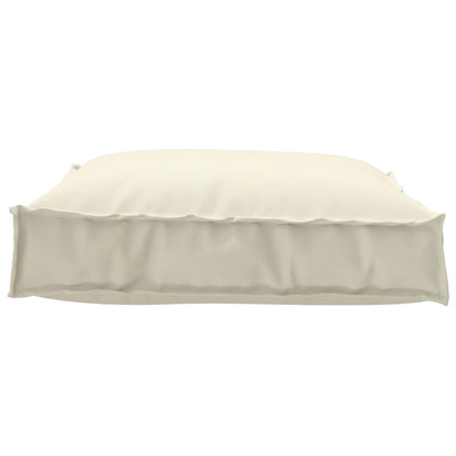 Cuscino Crema 70 x 70 x 12 cm Tessuto Oxford