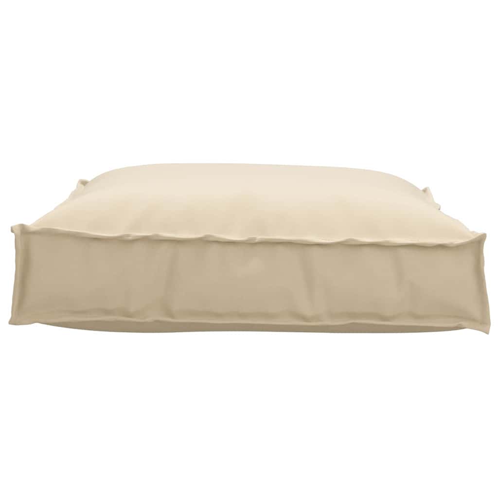 Cuscino Beige 70 x 70 x 12 cm Tessuto Oxford