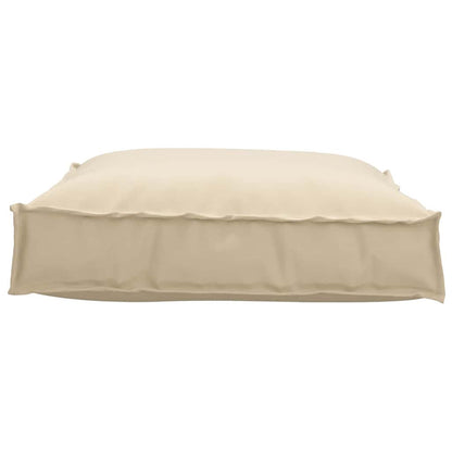 Cuscino Beige 70 x 70 x 12 cm Tessuto Oxford