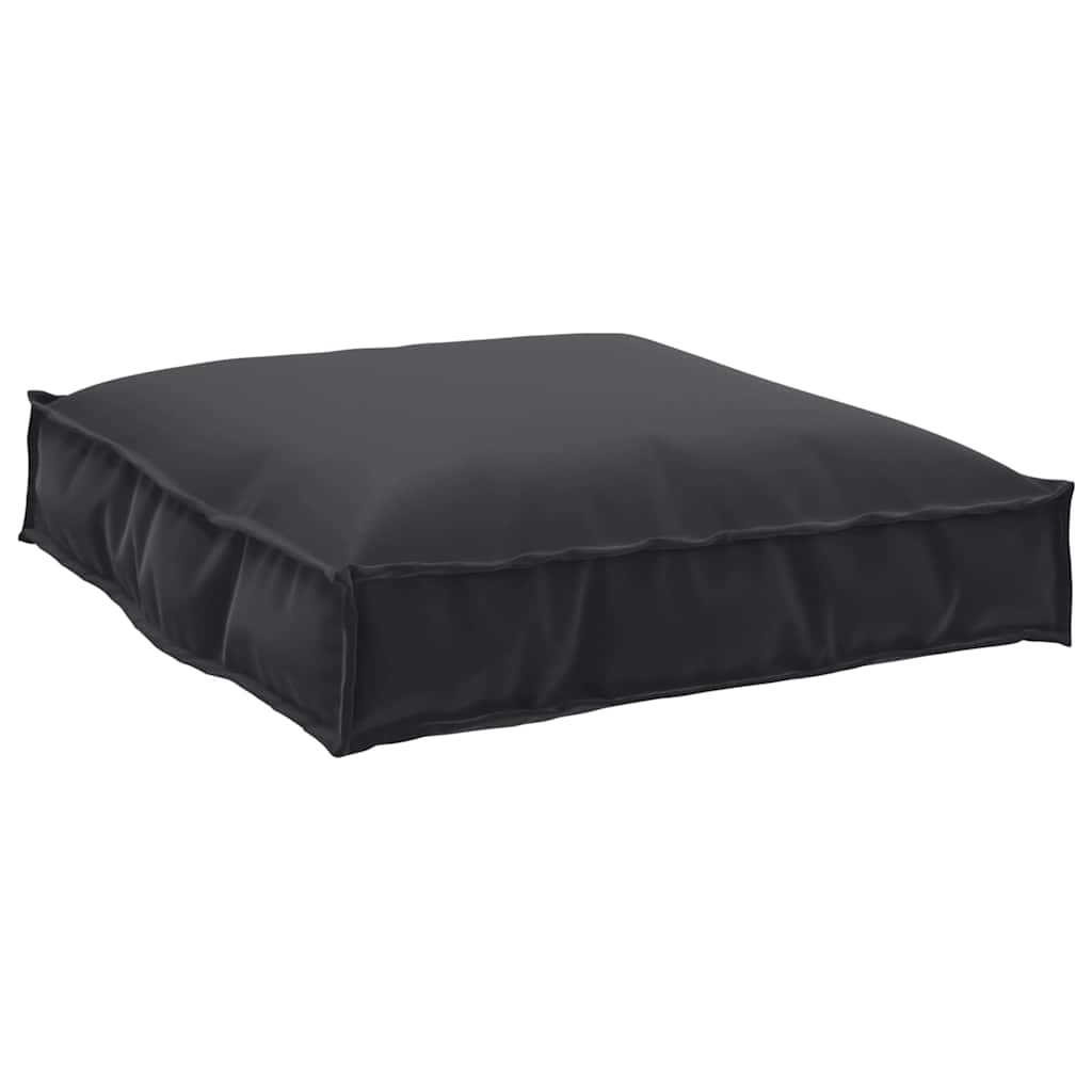 Cuscino Nero 70 x 70 x 12 cm Tessuto Oxford