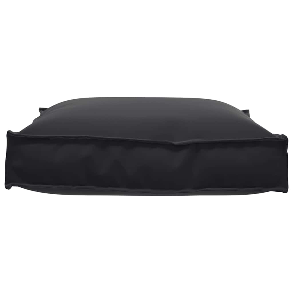 Cuscino Nero 70 x 70 x 12 cm Tessuto Oxford