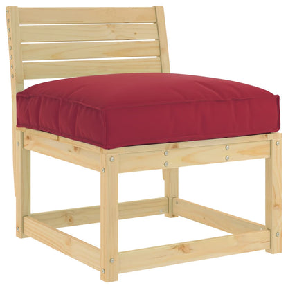 Cuscino Rosso Vino 70 x 70 x 12 cm Tessuto Oxford