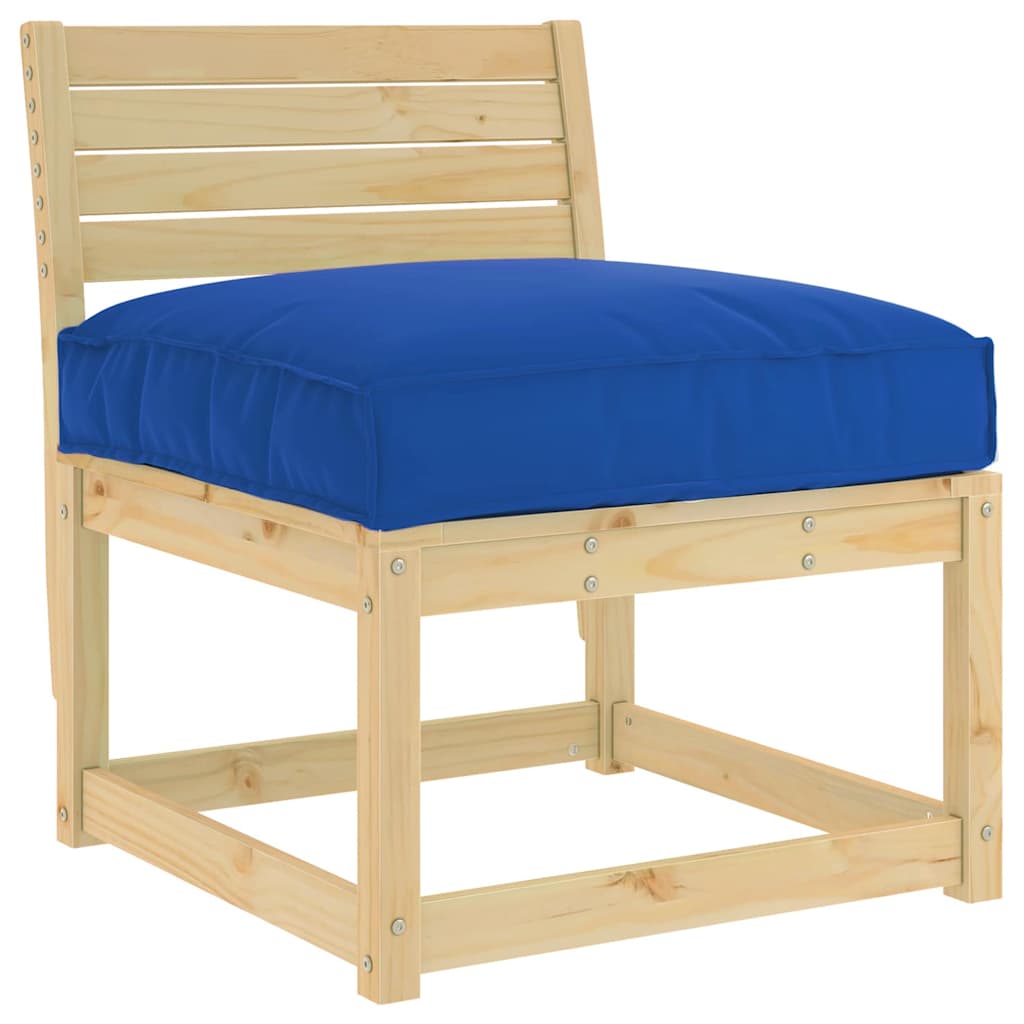 Cuscino Blu Reale 70 x 70 x 12 cm Tessuto Oxford