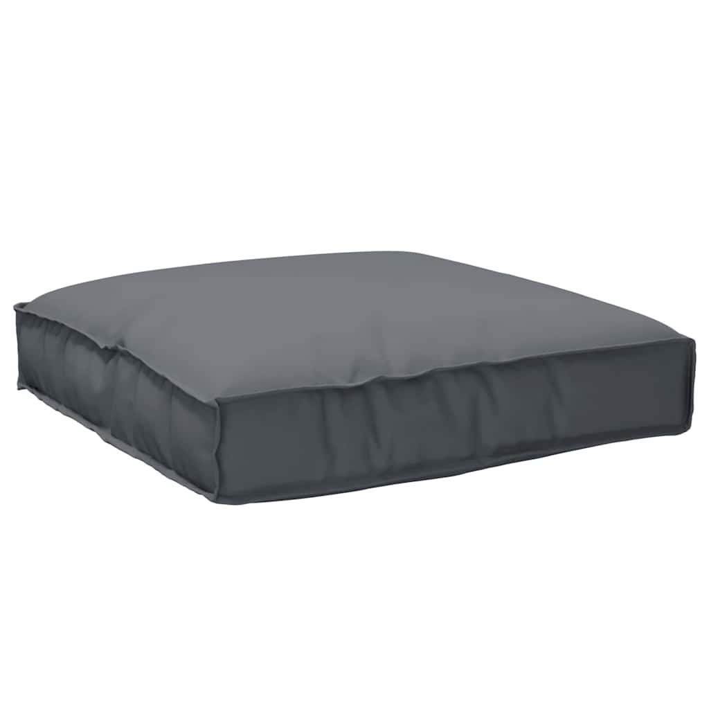 Cuscino Antracite 80 x 80 x 12 cm Tessuto Oxford