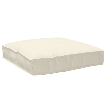 Cuscino Crema 80 x 80 x 12 cm Tessuto Oxford