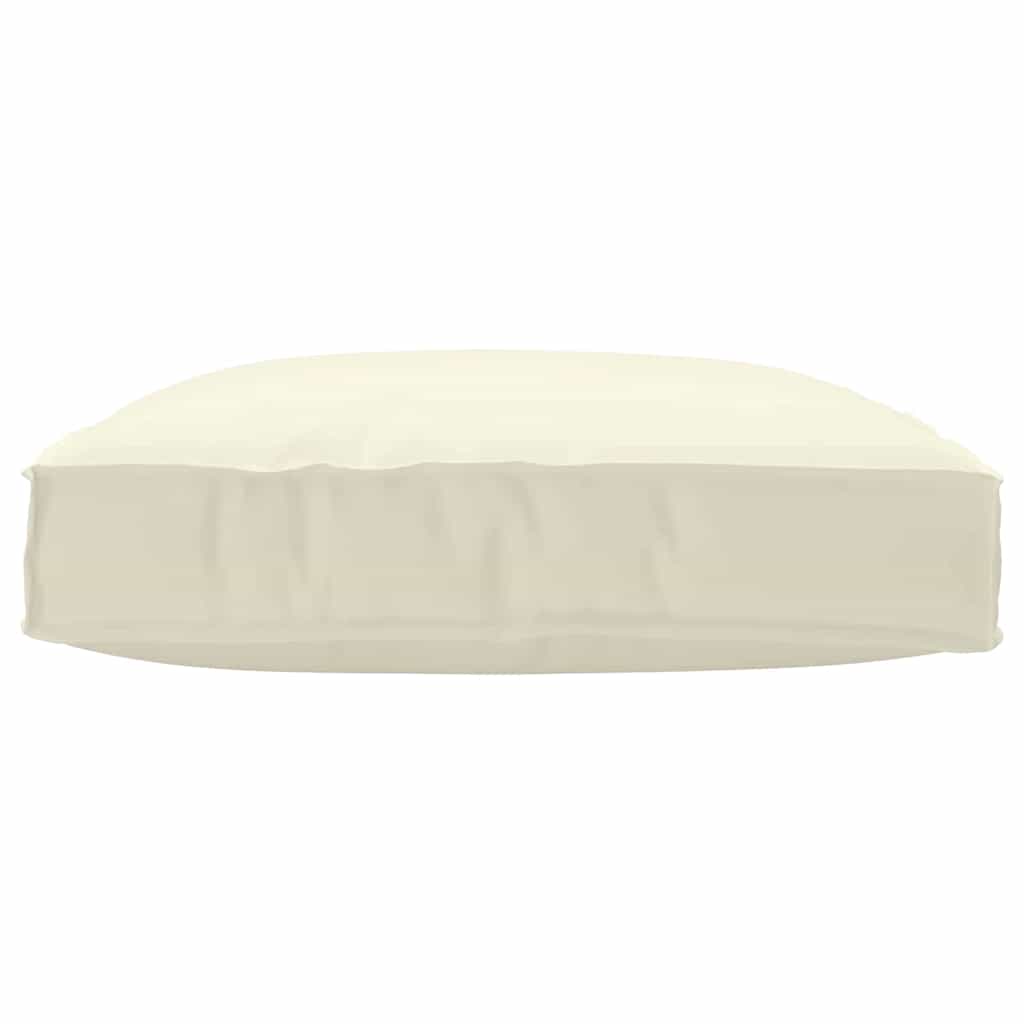 Cuscino Crema 80 x 80 x 12 cm Tessuto Oxford