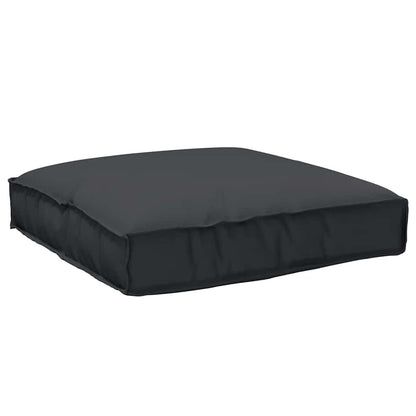 Cuscino Nero 80 x 80 x 12 cm Tessuto Oxford