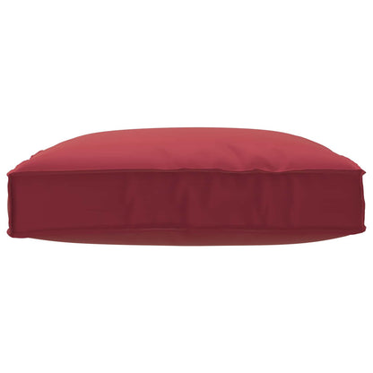 Cuscino Rosso Vino 80 x 80 x 12 cm Tessuto Oxford