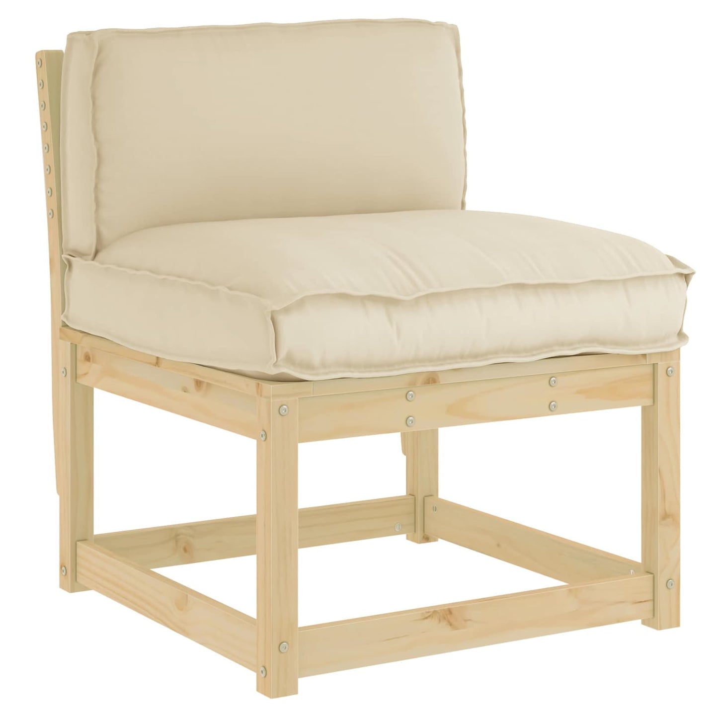 Cuscino Beige 70 x 40 x 12 cm Tessuto Oxford
