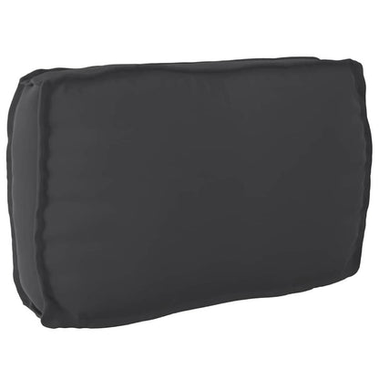 Cuscino Nero 70 x 40 x 12 cm Tessuto Oxford