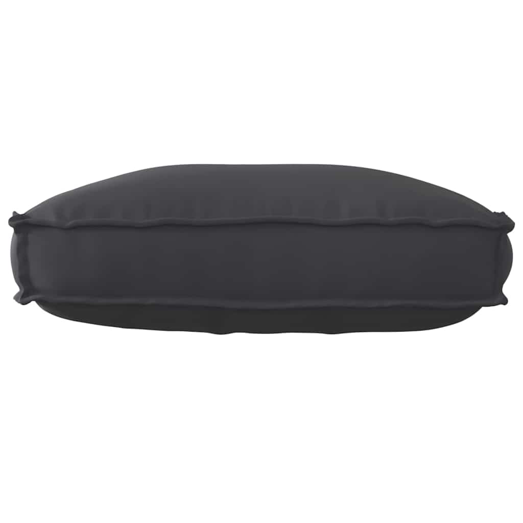 Cuscino Nero 70 x 40 x 12 cm Tessuto Oxford