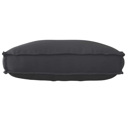 Cuscino Nero 70 x 40 x 12 cm Tessuto Oxford