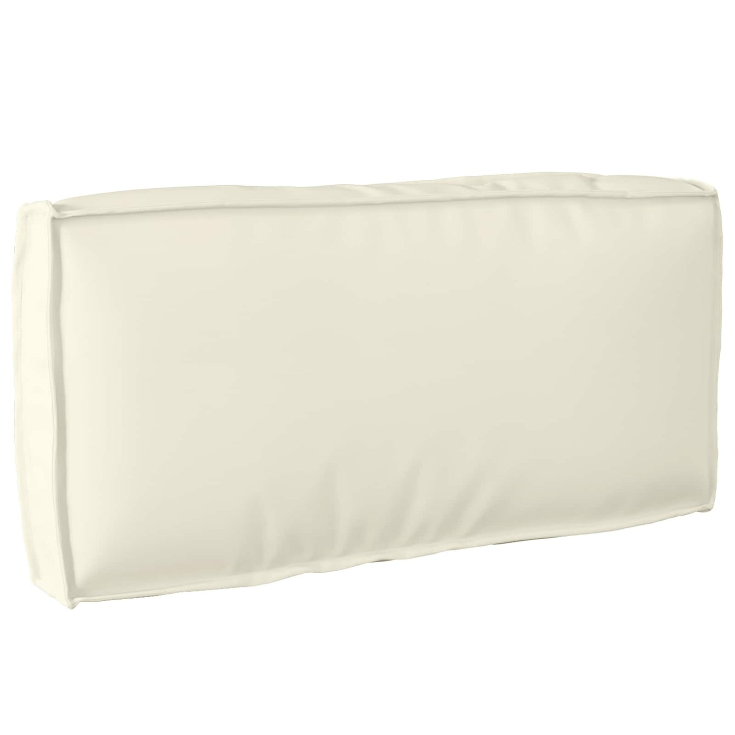 Cuscino Crema 80 x 40 x 12 cm Tessuto Oxford