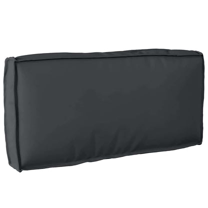 Cuscino Nero 80 x 40 x 12 cm Tessuto Oxford
