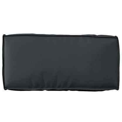 Cuscino Nero 80 x 40 x 12 cm Tessuto Oxford